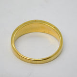 Victorian 18ct Yellow Gold, Natural Coral & Seed Pearl Boat Ring Antique