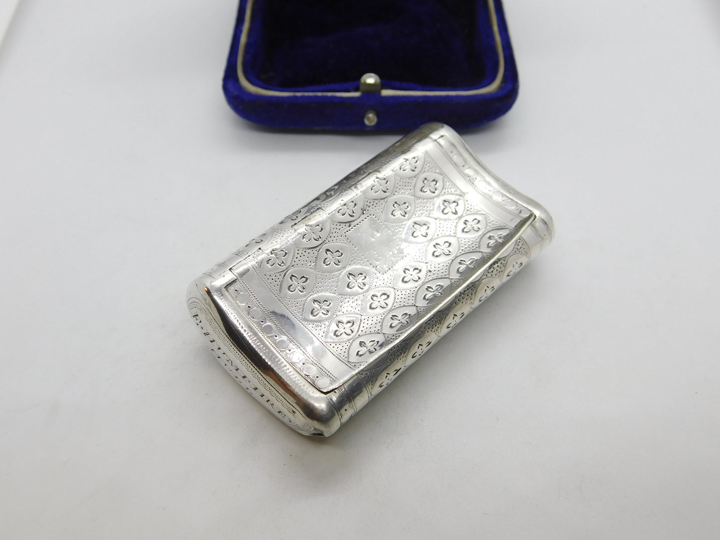 Georgian Sterling Silver Snuff Box 'A Token of Friendship' 1812 Birmingham John Munslow