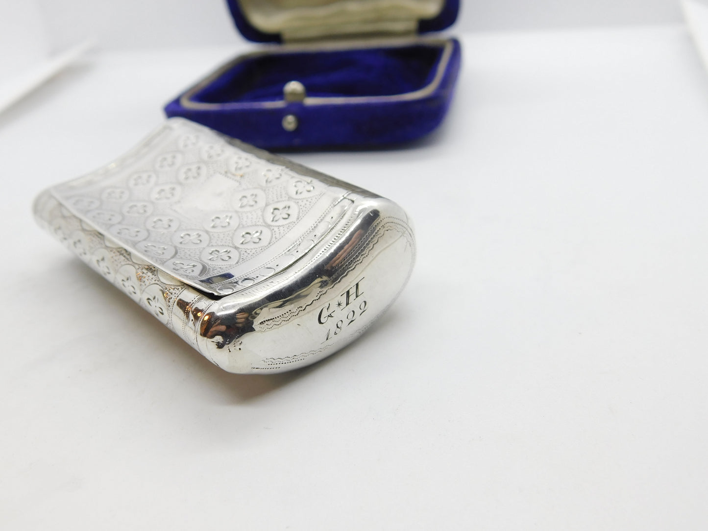 Georgian Sterling Silver Snuff Box 'A Token of Friendship' 1812 Birmingham John Munslow