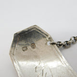 George III Sterling Silver Rum Decanter Label Antique c1780 Robert Hennell I