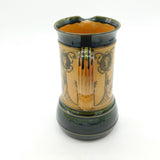 Victorian Royal Doulton Stoneware Nelson & His Captains Commemorative Jug c1880s