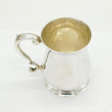 George II Sterling Silver Christening Mug Tankard Antique 1750 London