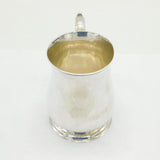 George II Sterling Silver Christening Mug Tankard Antique 1750 London