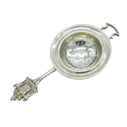 Art Deco Sterling Silver Worshipful Company of Joiners Tea Strainer Antique