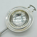 Art Deco Sterling Silver Worshipful Company of Joiners Tea Strainer Antique