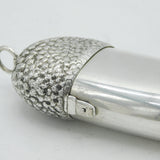 Victorian Sterling Silver Acorn Form Sewing Etui Case Antique 1870 London
