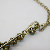 19th Century Austro-Hungarian Sterling Silver Turquoise Cross Pendant Necklace Antique