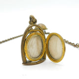 Victorian Base Metal Floral Pattern Multi-Tool Sewing Chatelaine Antique c1860