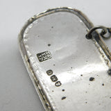 George III Sterling Silver Madeira Decanter Label Antique London 1815