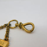 19th Century 14ct Gold & Silver Gilt Floral Three-Part Chatelaine Antique c1880