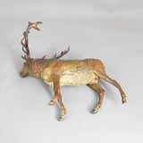 Large Stag Deer Figure Vienna Bronze Cold Painted Antique Victorian c1890