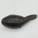 Boxed Sterling Silver, Meerschaum Carved Duck Novelty Pipe Antique 1913 Birmingham