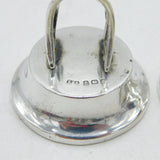 Pair of Sterling Silver Sweetheart Wishbone Place Settings Antique 1916 Art Deco