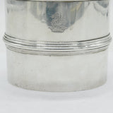 Victorian Sterling Silver Heraldic Crest Tea Caddy Antique 1878 London Garrard & Co