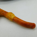 Boxed 19th Century Meerschaum Eagle Claw Smoking Pipe Antique c1890