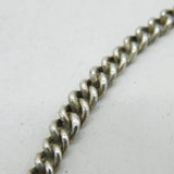 Victorian Sterling Silver Double Albert Watch Chain & Sovereign Case Antique