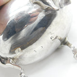 George II Sterling Silver Scrolled Handle Sauce Boat c1750 Antique Georgian