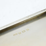 Sterling Silver Folk Art Whaling Interest Cigarette Case Antique 1917 Birmingham