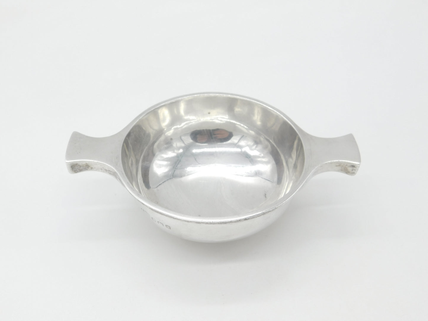 Sterling Silver Two Handled Quaich Cup Antique 1933 London Art Deco