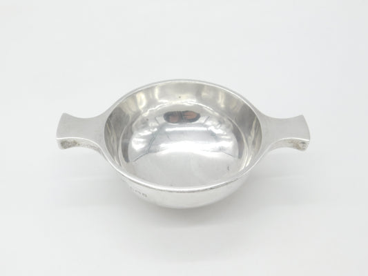 Sterling Silver Two Handled Quaich Cup Antique 1933 London Art Deco