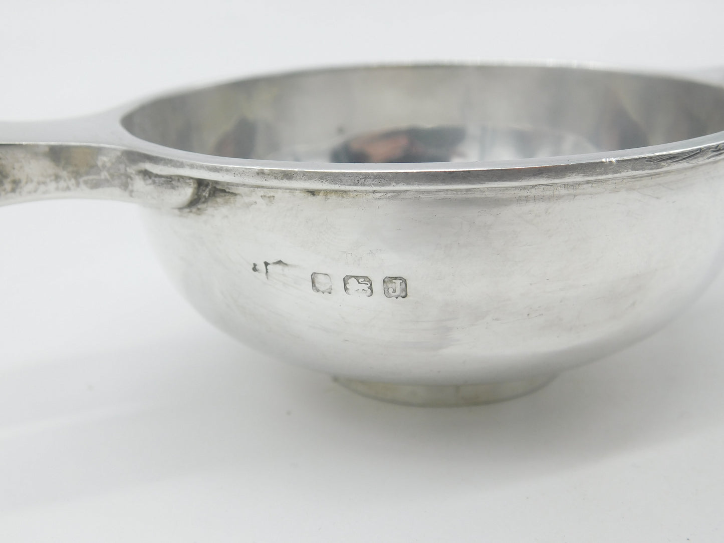 Sterling Silver Two Handled Quaich Cup Antique 1933 London Art Deco