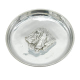 Edwardian Sterling Silver Bloodhound Dish Antique 1910 Birmingham