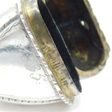 Early 19th Century Sterling Silver Crown over Heart Vesta Case Antique 1835