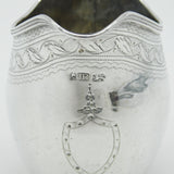 Scottish Sterling Silver Floral Pattern Cream Jug Antique c1820 Edinburgh