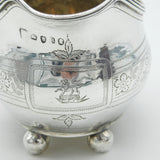 George III Sterling Silver Lion Crest Cream Jug Antique 1812 London