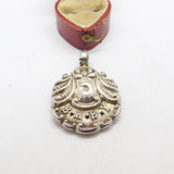 Edwardian Sterling Silver 'Baby' Rattle Pendant c1910 Adie & Lovekin Antique