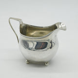 George III Sterling Silver 'K' Initial Cream Jug Antique 1806 London