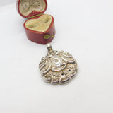 Edwardian Sterling Silver 'Baby' Rattle Pendant c1910 Adie & Lovekin Antique