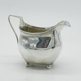 George III Sterling Silver 'K' Initial Cream Jug Antique 1806 London