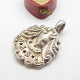 Edwardian Sterling Silver 'Baby' Rattle Pendant c1910 Adie & Lovekin Antique
