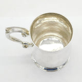 George II Sterling Silver Christening Mug Tankard Antique 1740 London