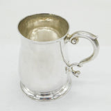 George II Sterling Silver Christening Mug Tankard Antique 1740 London