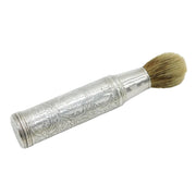 Victorian Sterling Silver Travelling Shaving Brush Antique 1851 London