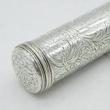 Victorian Sterling Silver Travelling Shaving Brush Antique 1851 London