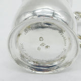 George II Sterling Silver Christening Mug Tankard Antique 1740 London