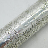 Victorian Sterling Silver Travelling Shaving Brush Antique 1851 London