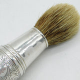 Victorian Sterling Silver Travelling Shaving Brush Antique 1851 London