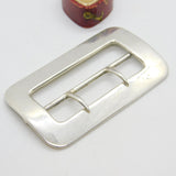 Victorian Sterling Silver Belt Buckle 1898 London Antique William Hutton & Sons