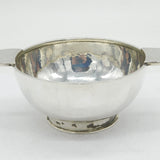 Indian Colonial Sterling Silver Quaich Cup Antique c1880 Hamilton of Calcutta