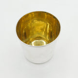 George IV Sterling Silver Parcel Gilt Beaker Cup Antique 1825 London