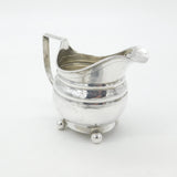 Georgian Newcastle Sterling Silver Floral Engraved Cream Jug c1770 Thomas Watson