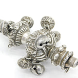 Victorian Sterling Silver, Coral Baby Rattle & Teether Antique 1883 Birmingham