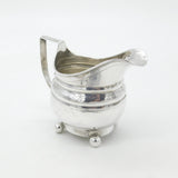 Georgian Newcastle Sterling Silver Floral Engraved Cream Jug c1770 Thomas Watson