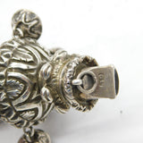 Victorian Sterling Silver, Coral Baby Rattle & Teether Antique 1883 Birmingham
