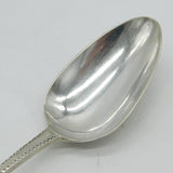 George III Sterling Silver Bright Cut Serving Spoon Antique 1787 London