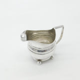 Georgian Newcastle Sterling Silver Floral Engraved Cream Jug c1770 Thomas Watson